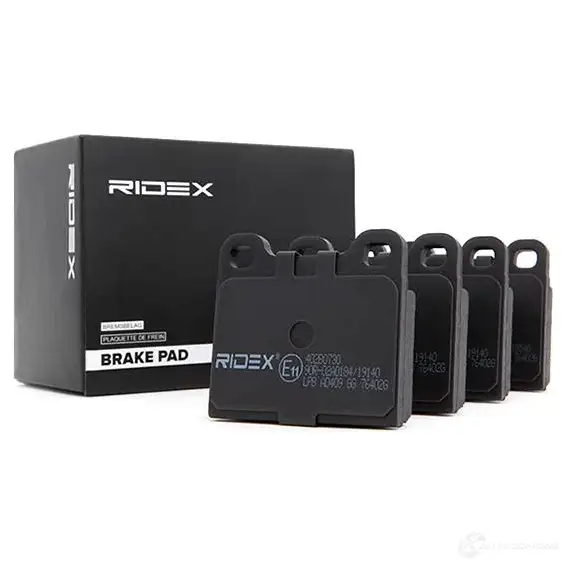 Тормозные колодки, комплект RIDEX B 7UVLM 1437648612 402b0730 изображение 1