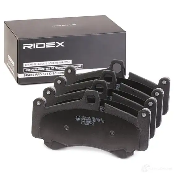 Тормозные колодки, комплект RIDEX 402b0943 1437659416 BQ LS4Z изображение 1