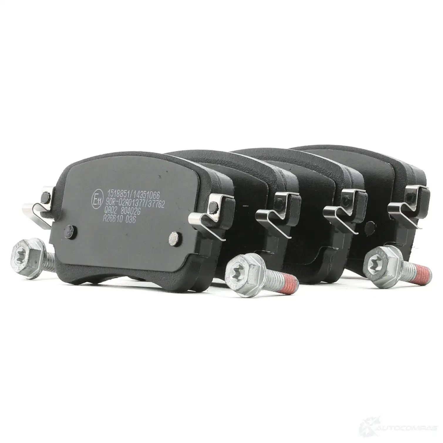 Тормозные колодки, комплект RIDEX DQVQ GCN 402b1326 1437659884 - Изображение 1