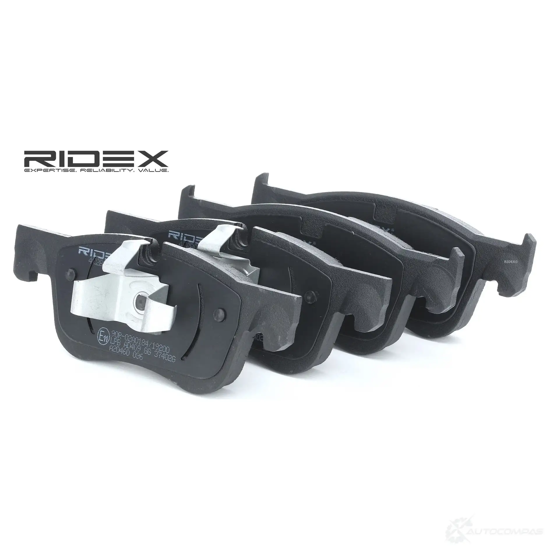 Тормозные колодки, комплект RIDEX 402b0952 1437660508 YT8 BQ13 - Изображение 1