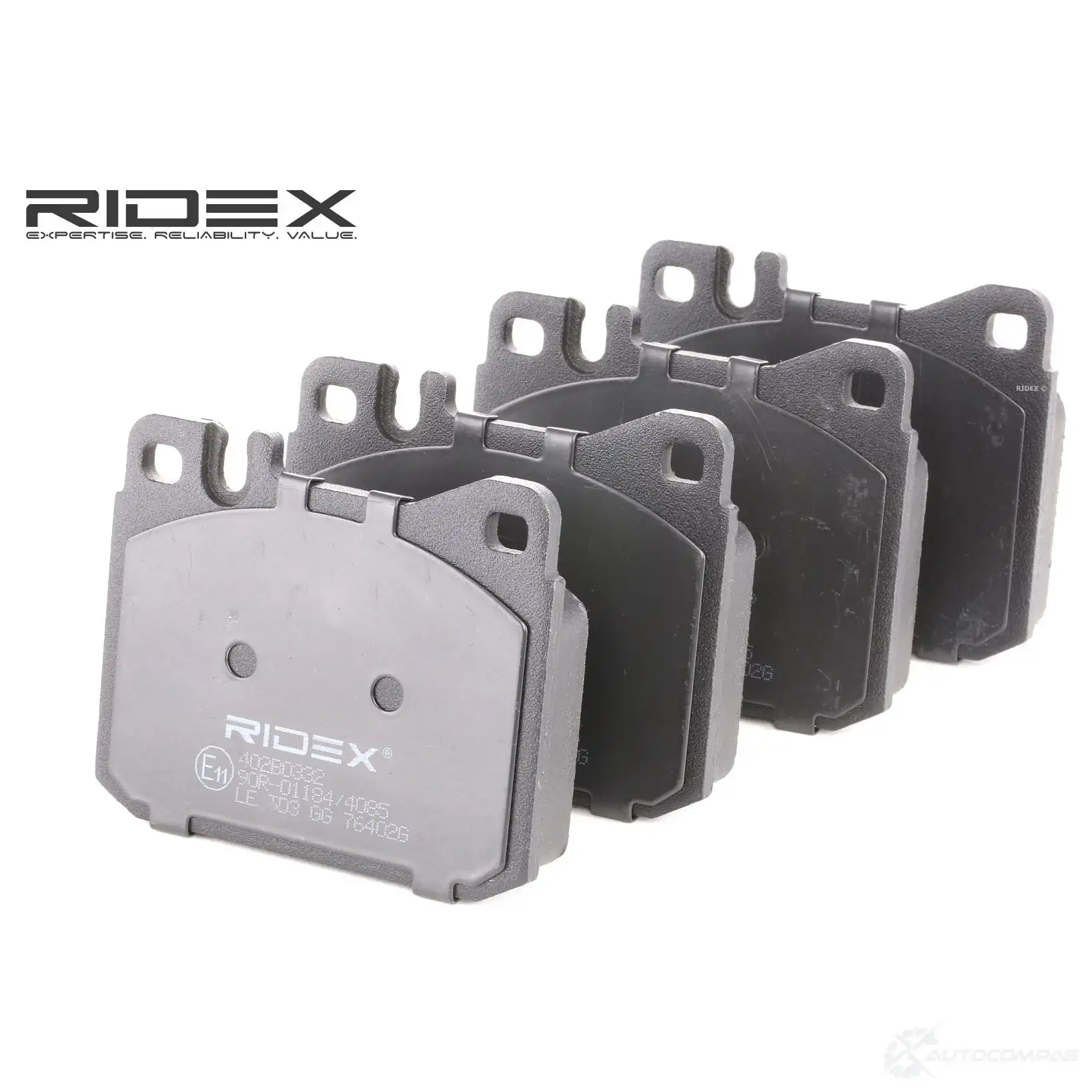 Тормозные колодки, комплект RIDEX 402b0332 Z 08CP 1437658827 - Изображение 1