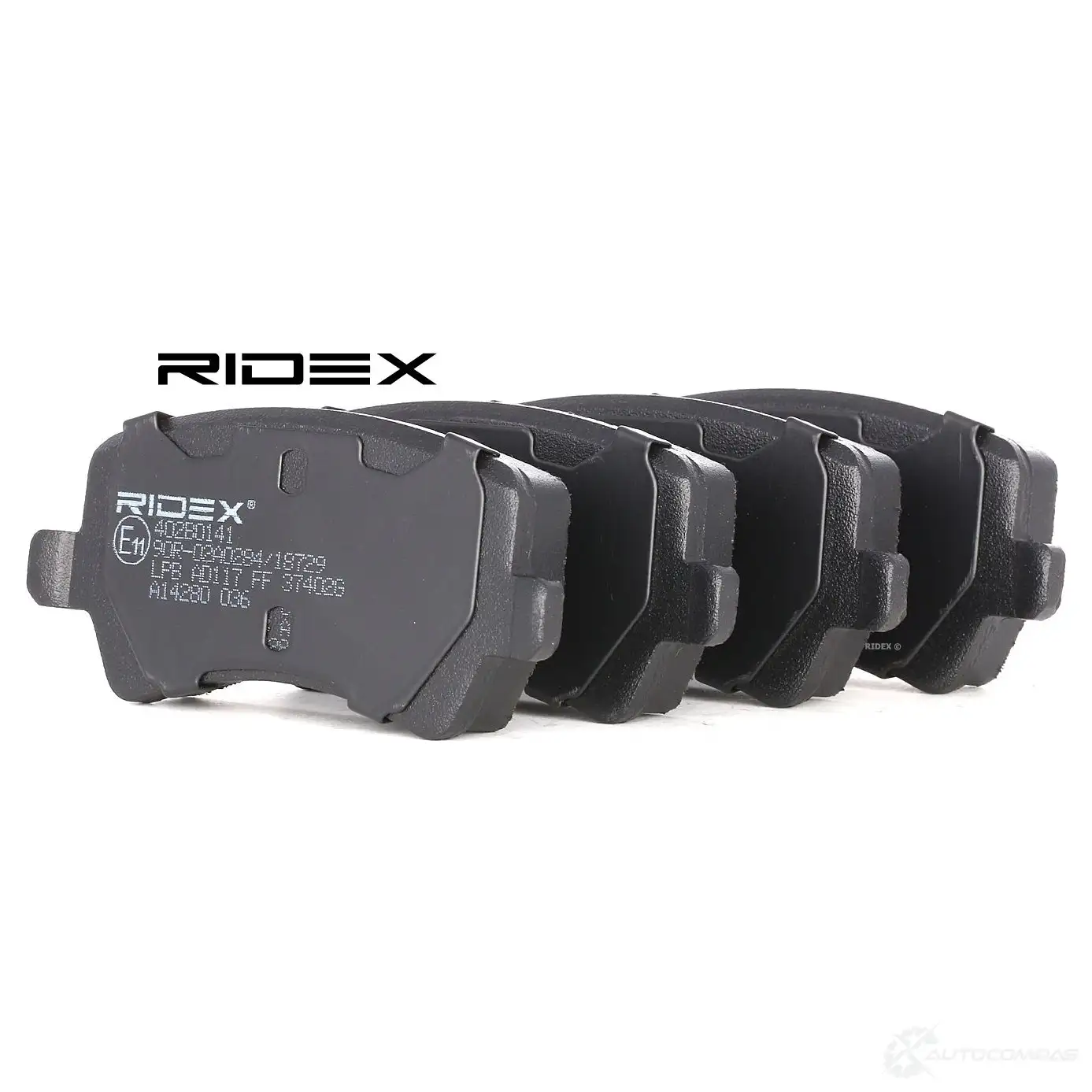 Тормозные колодки, комплект RIDEX 402b0141 1437657371 SKA CM - Изображение 1