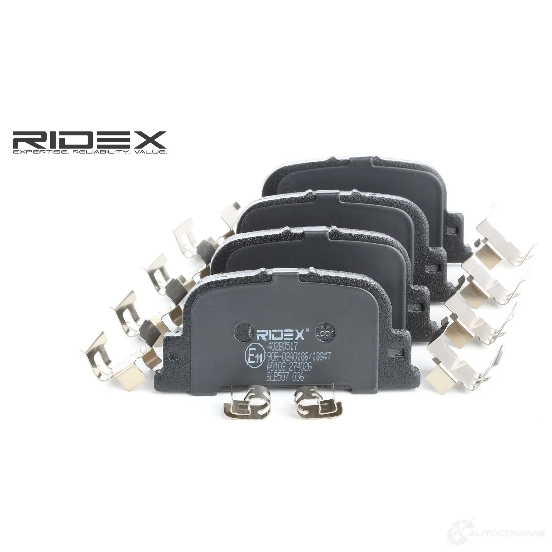 Тормозные колодки, комплект RIDEX 1437648610 402b0517 H WLQS изображение 0