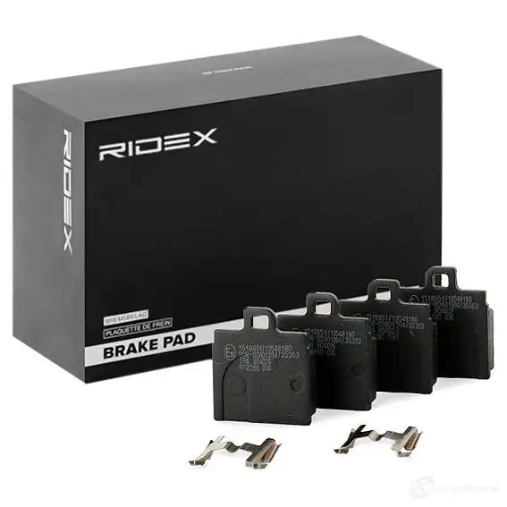 Тормозные колодки, комплект RIDEX 1437649760 L ED62 402b1187 изображение 1