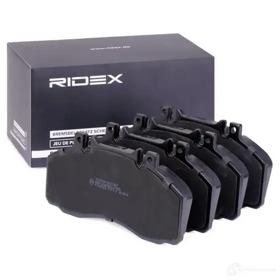 Тормозные колодки, комплект RIDEX 1437659145 402b0822 1FH DM изображение 1