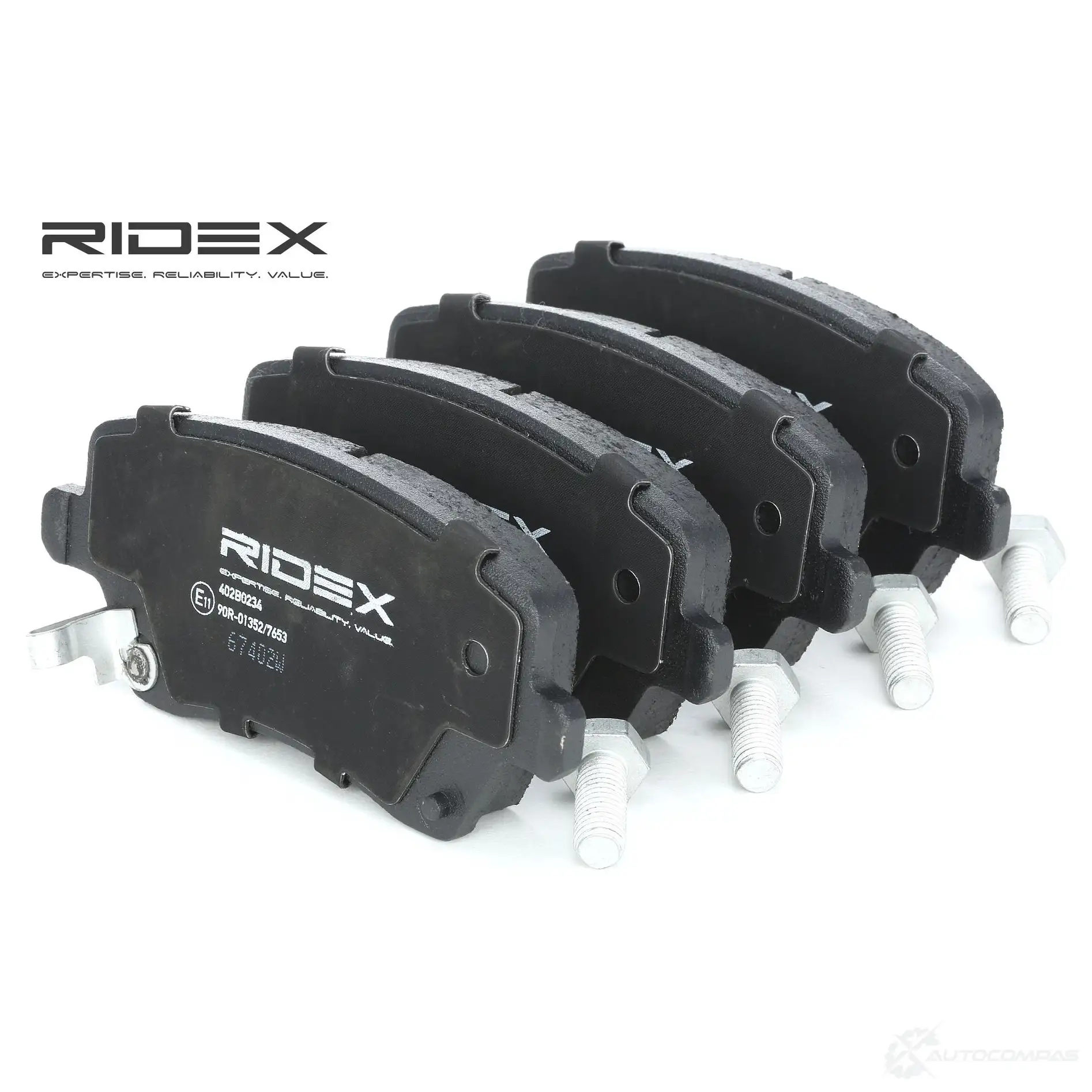 Тормозные колодки, комплект RIDEX 402b0234 1437657847 4 DKYJ - Изображение 1