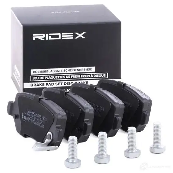 Тормозные колодки, комплект RIDEX 402b1368 FN F73V 1437657897 изображение 2