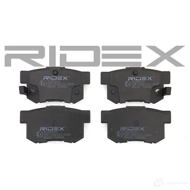 Тормозные колодки, комплект RIDEX 1437649685 LJLED W 402b0060 изображение 2