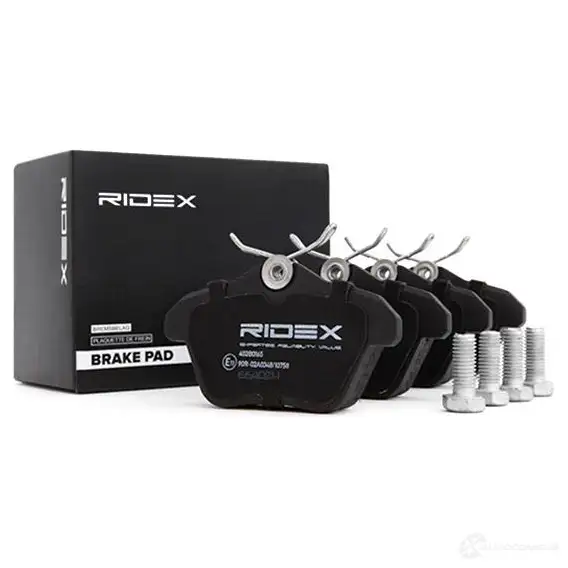 Тормозные колодки, комплект RIDEX 402b0165 1437651373 E6P FXO изображение 1