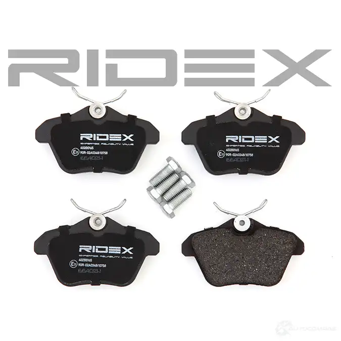 Тормозные колодки, комплект RIDEX 402b0165 1437651373 E6P FXO изображение 2