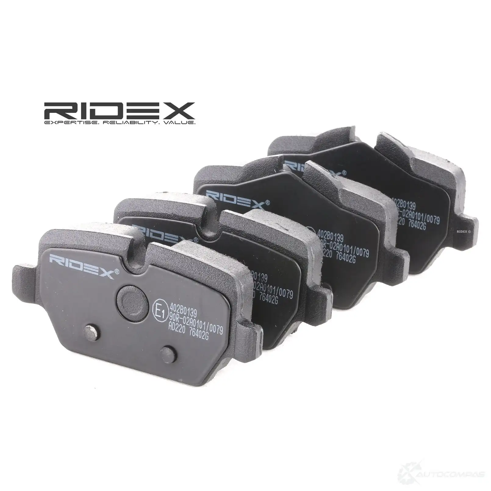 Тормозные колодки, комплект RIDEX 1437657568 402b0139 S2VN AG изображение 0