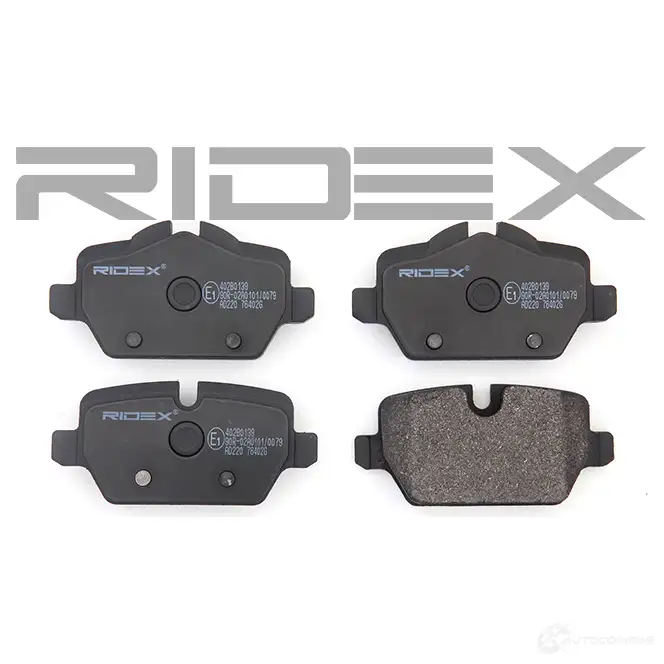 Тормозные колодки, комплект RIDEX 1437657568 402b0139 S2VN AG изображение 2