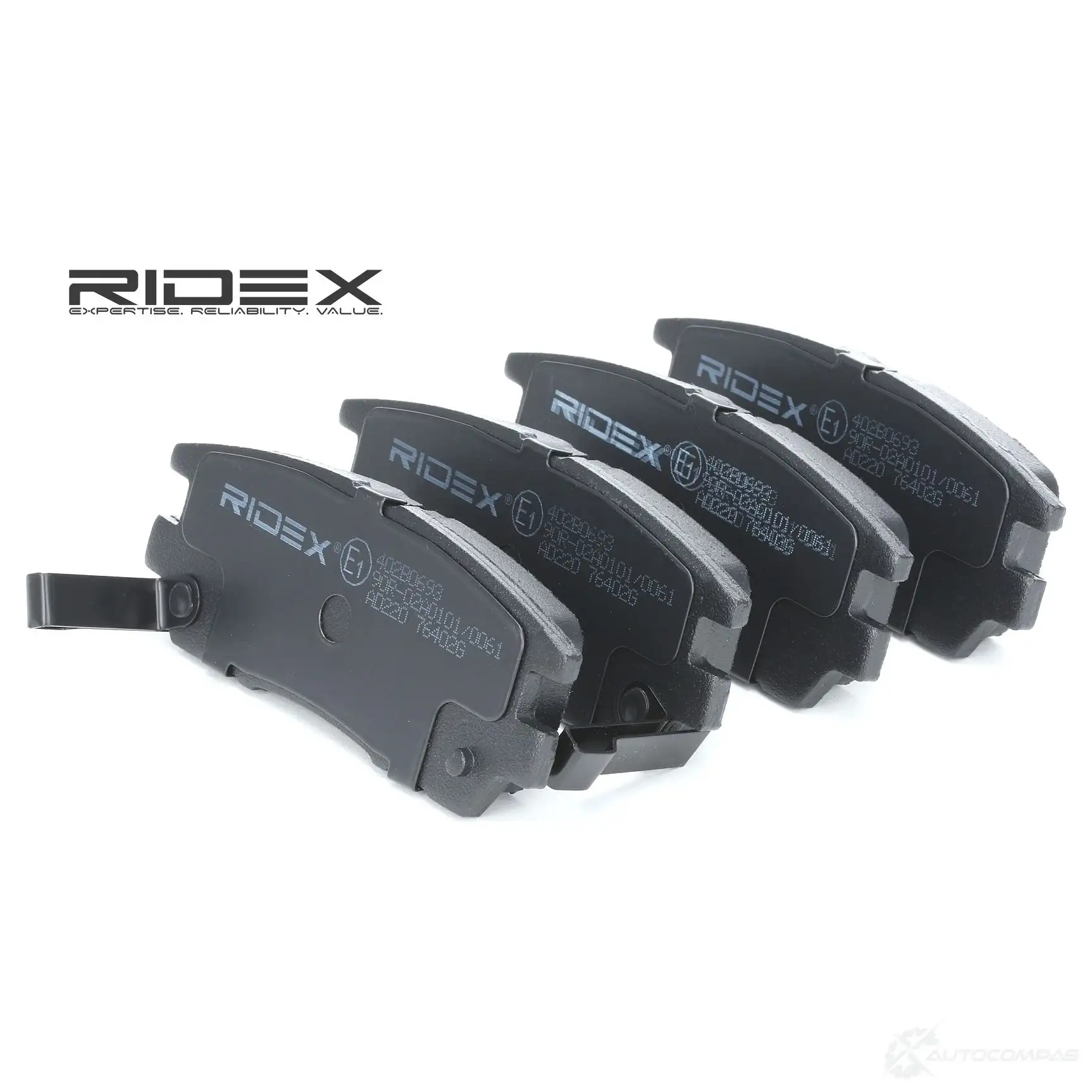 Тормозные колодки, комплект RIDEX 1437652758 402b0693 QHLL B изображение 0