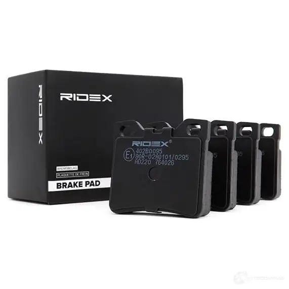 Тормозные колодки, комплект RIDEX 402b0095 QTLC 4 1437659224 изображение 1
