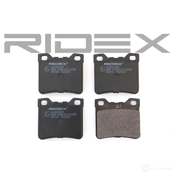 Тормозные колодки, комплект RIDEX 402b0095 QTLC 4 1437659224 изображение 2