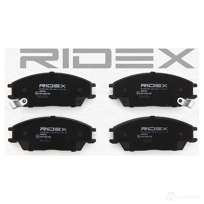 Тормозные колодки, комплект RIDEX 1437652762 G5W6 7P 402b0132 изображение 2
