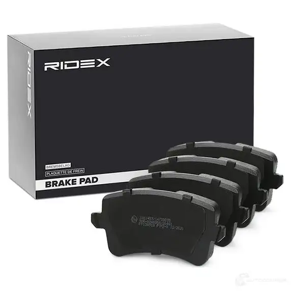 Тормозные колодки, комплект RIDEX 1437657641 402b1332 WBPUQ 3V изображение 1