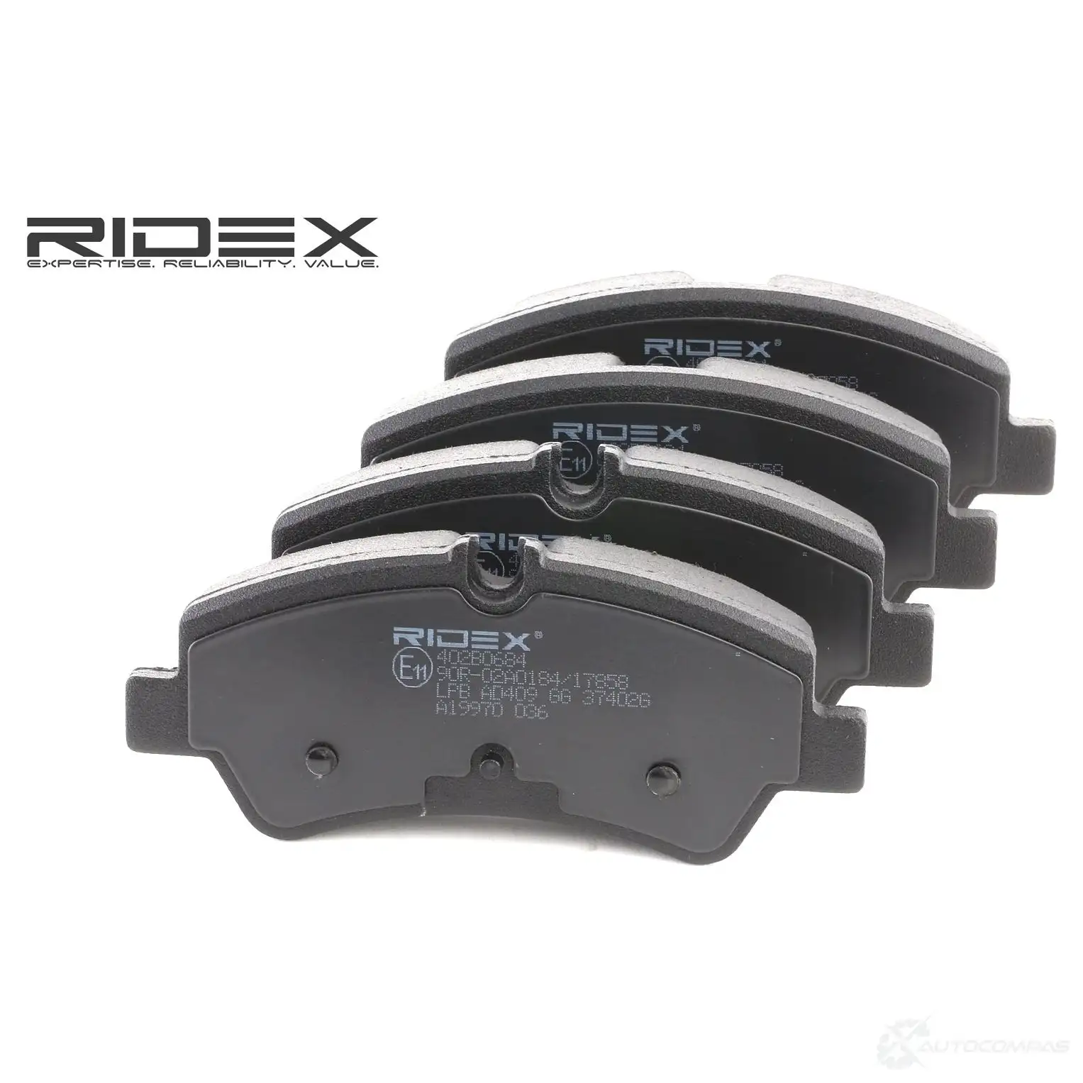 Тормозные колодки, комплект RIDEX 402b0684 XUQL V8 1437658195 изображение 0