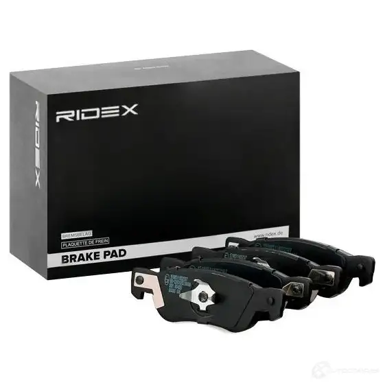 Тормозные колодки, комплект RIDEX L AWXV 1437658066 402b0893 изображение 1