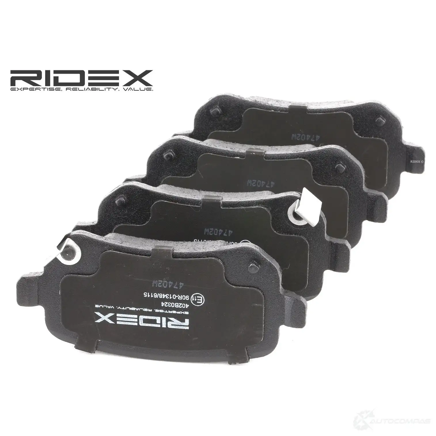 Тормозные колодки, комплект RIDEX OYOP8 Q4 402b0324 1437684719 изображение 0