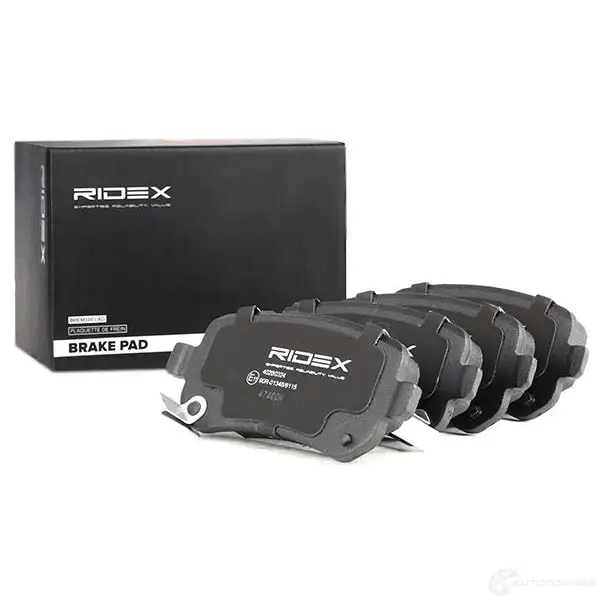 Тормозные колодки, комплект RIDEX OYOP8 Q4 402b0324 1437684719 изображение 1