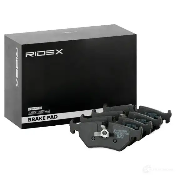 Тормозные колодки, комплект RIDEX OK ZIP 402b0889 1437659099 изображение 1