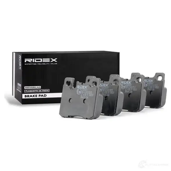 Тормозные колодки, комплект RIDEX UJTQ XX8 402b0647 1437648626 изображение 1