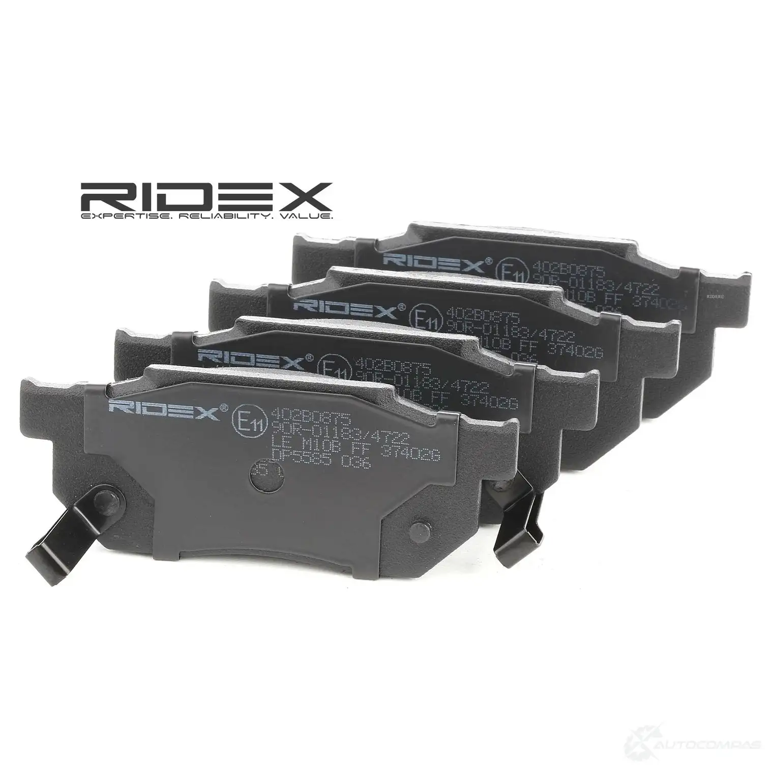 Тормозные колодки, комплект RIDEX Q Y0QUPI 402b0875 1437657537 изображение 0