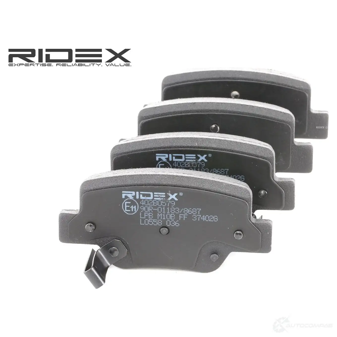 Тормозные колодки, комплект RIDEX S82B0E Z 402b0579 1437658976 - Изображение 1