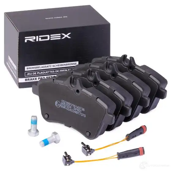 Тормозные колодки, комплект RIDEX 1437660504 G5 G51A 402b1427 изображение 1