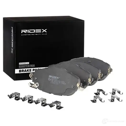 Тормозные колодки, комплект RIDEX 1437660514 402b0861 KC GRM изображение 1