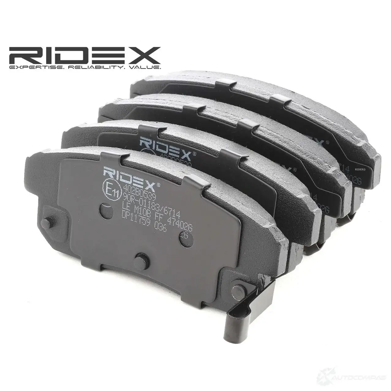 Тормозные колодки, комплект RIDEX 1437658974 4WVCR F 402b0539 изображение 0