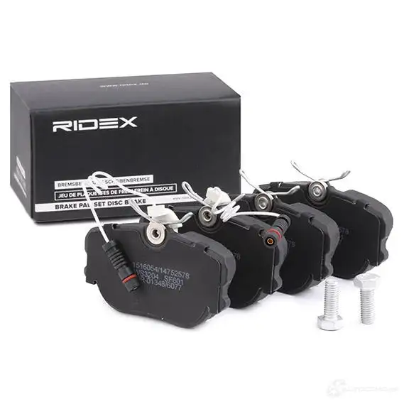 Тормозные колодки, комплект RIDEX 1437659794 MZ ZT1M5 402b1356 изображение 1
