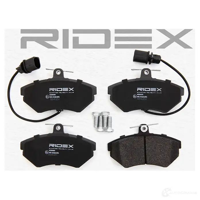 Тормозные колодки, комплект RIDEX 402b0083 8Z KIJ 1437659801 изображение 2