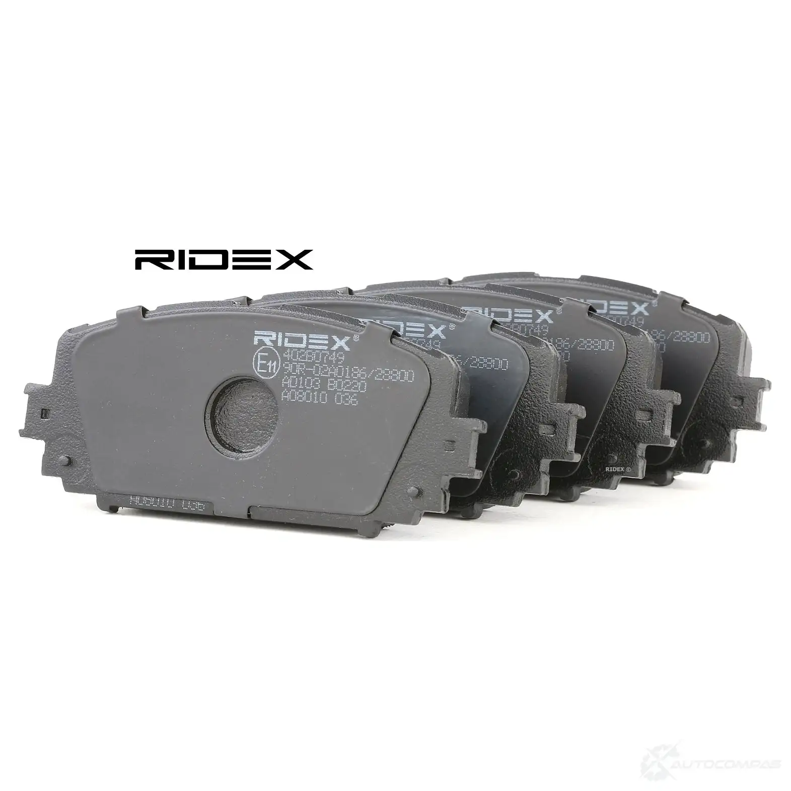 Тормозные колодки, комплект RIDEX 1437658631 402b0749 MB6 XX - Изображение 1