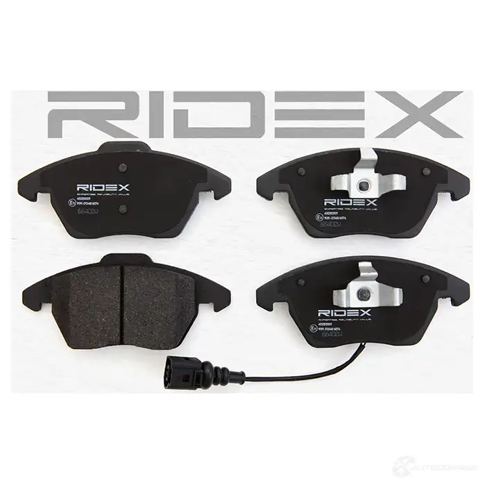 Тормозные колодки, комплект RIDEX 402b0009 1437971951 CSW BFH изображение 2