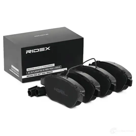 Тормозные колодки, комплект RIDEX 1437660200 402b1056 CX Q4Y01 изображение 1