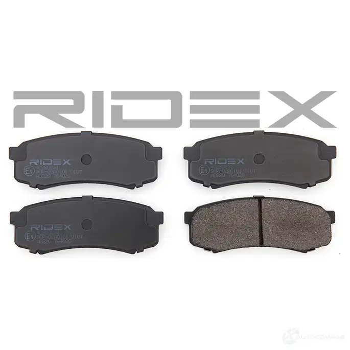 Тормозные колодки, комплект RIDEX 1437651374 UKY XW8 402b0231 изображение 2