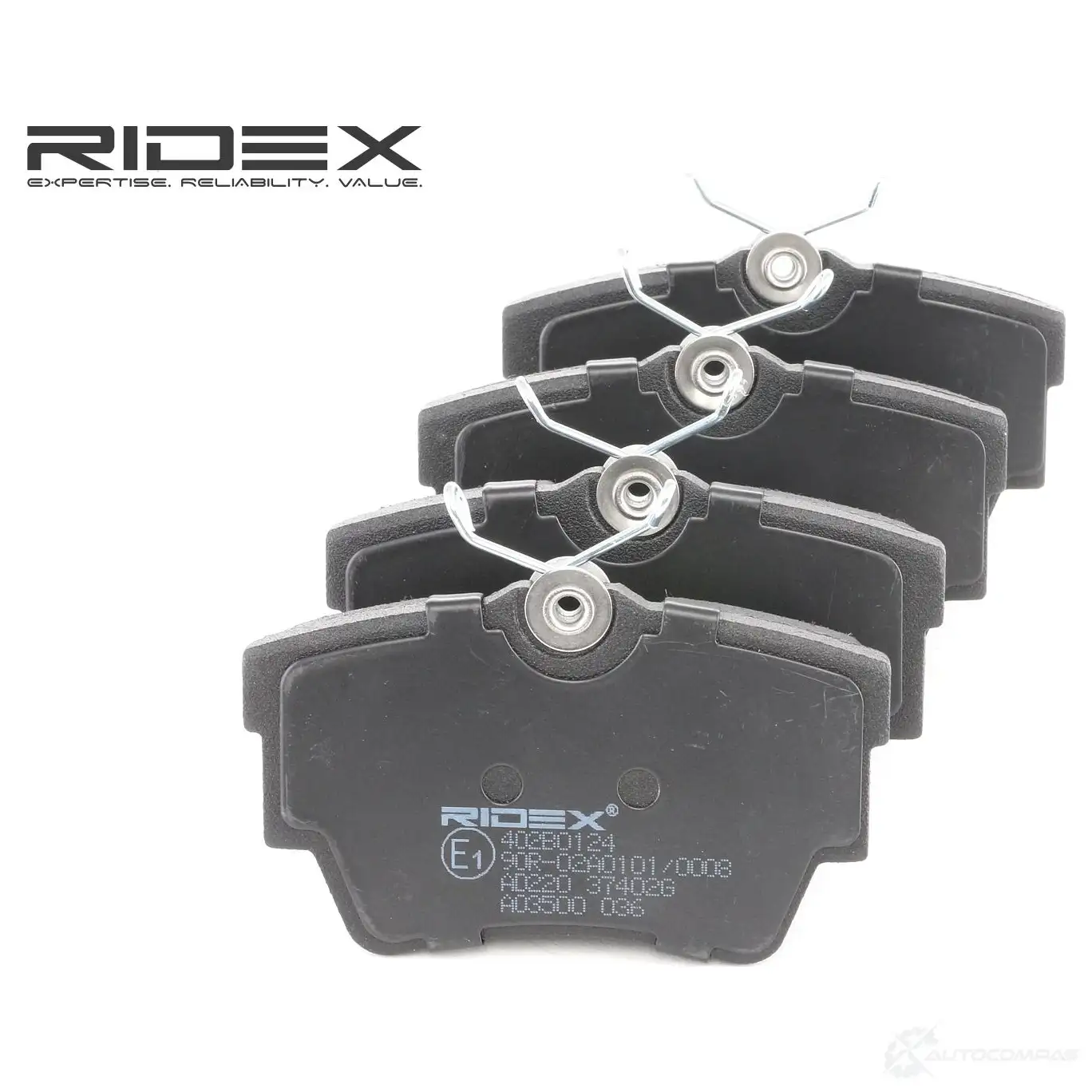 Тормозные колодки, комплект RIDEX 1437649209 402b0124 07PR OV изображение 0