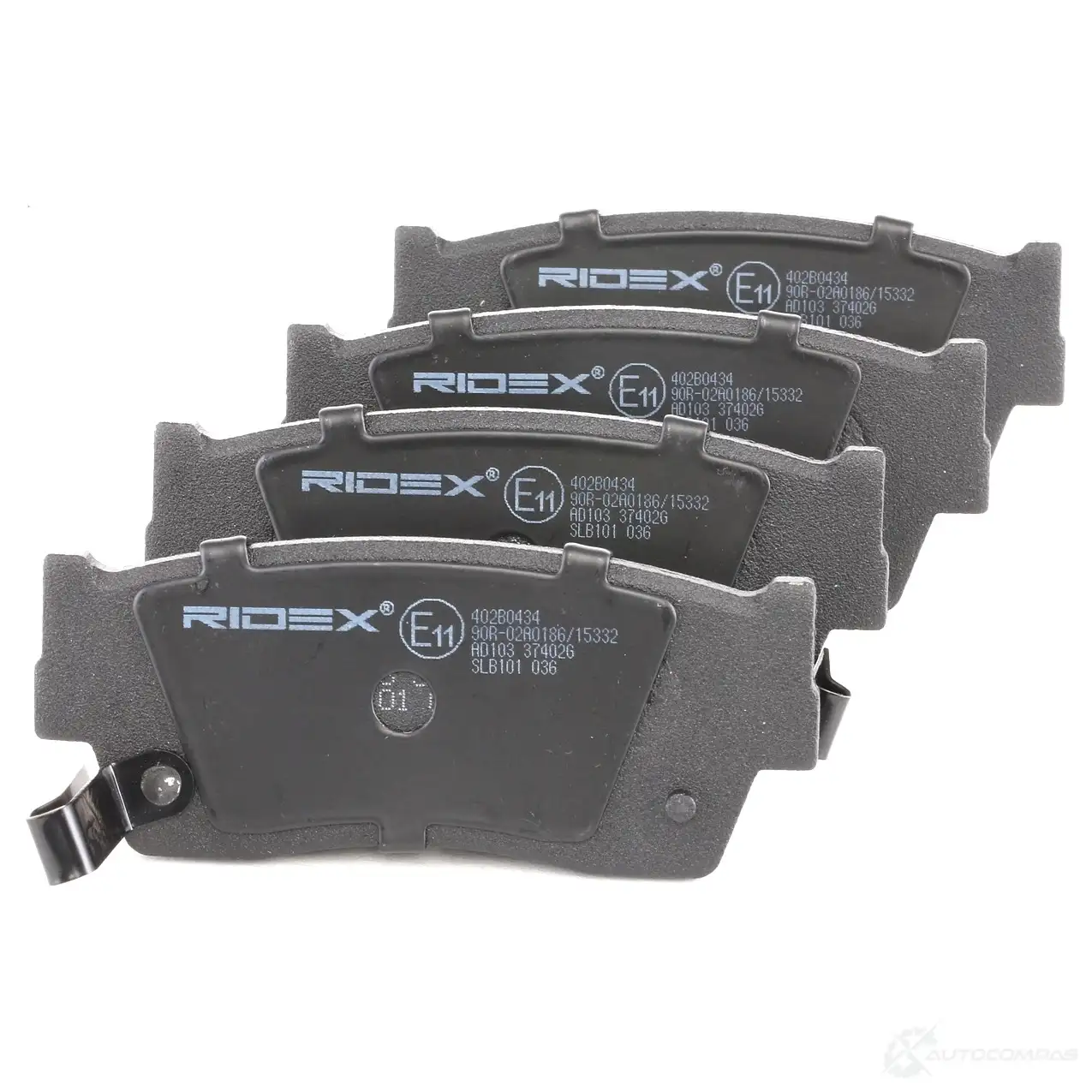 Тормозные колодки, комплект RIDEX 402b0434 1437651349 PY6 3AT - Изображение 1