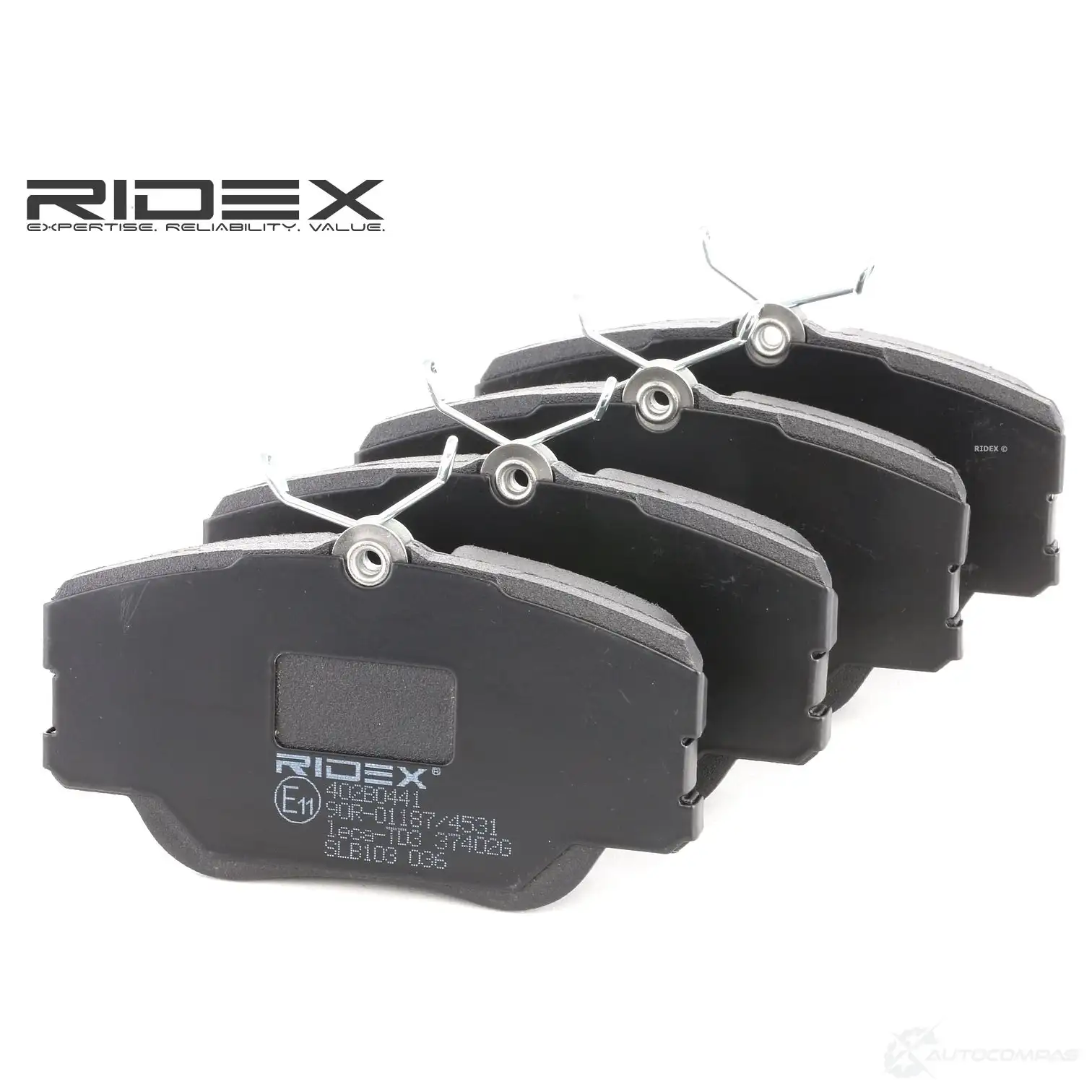 Тормозные колодки, комплект RIDEX 402b0441 1437658463 Q NIYK4 изображение 0
