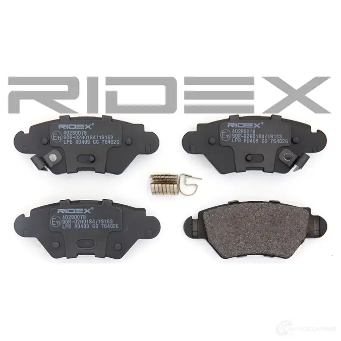 Тормозные колодки, комплект RIDEX 1437649295 402b0078 7T EVO изображение 2