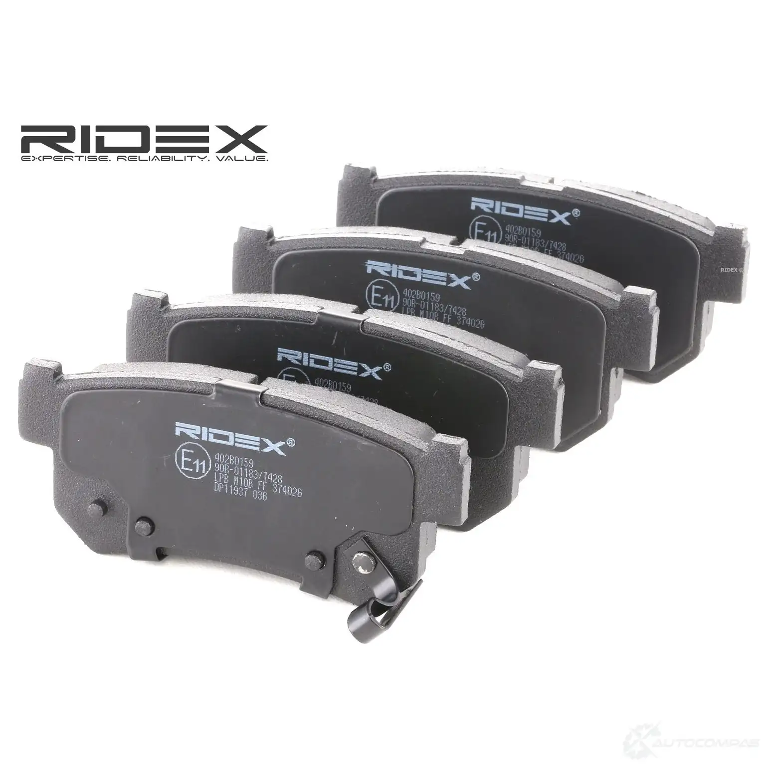 Тормозные колодки, комплект RIDEX 402b0159 1437659232 G B43C8Q изображение 0