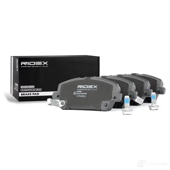 Тормозные колодки, комплект RIDEX 1437659304 VR ALKX 402b0152 изображение 1