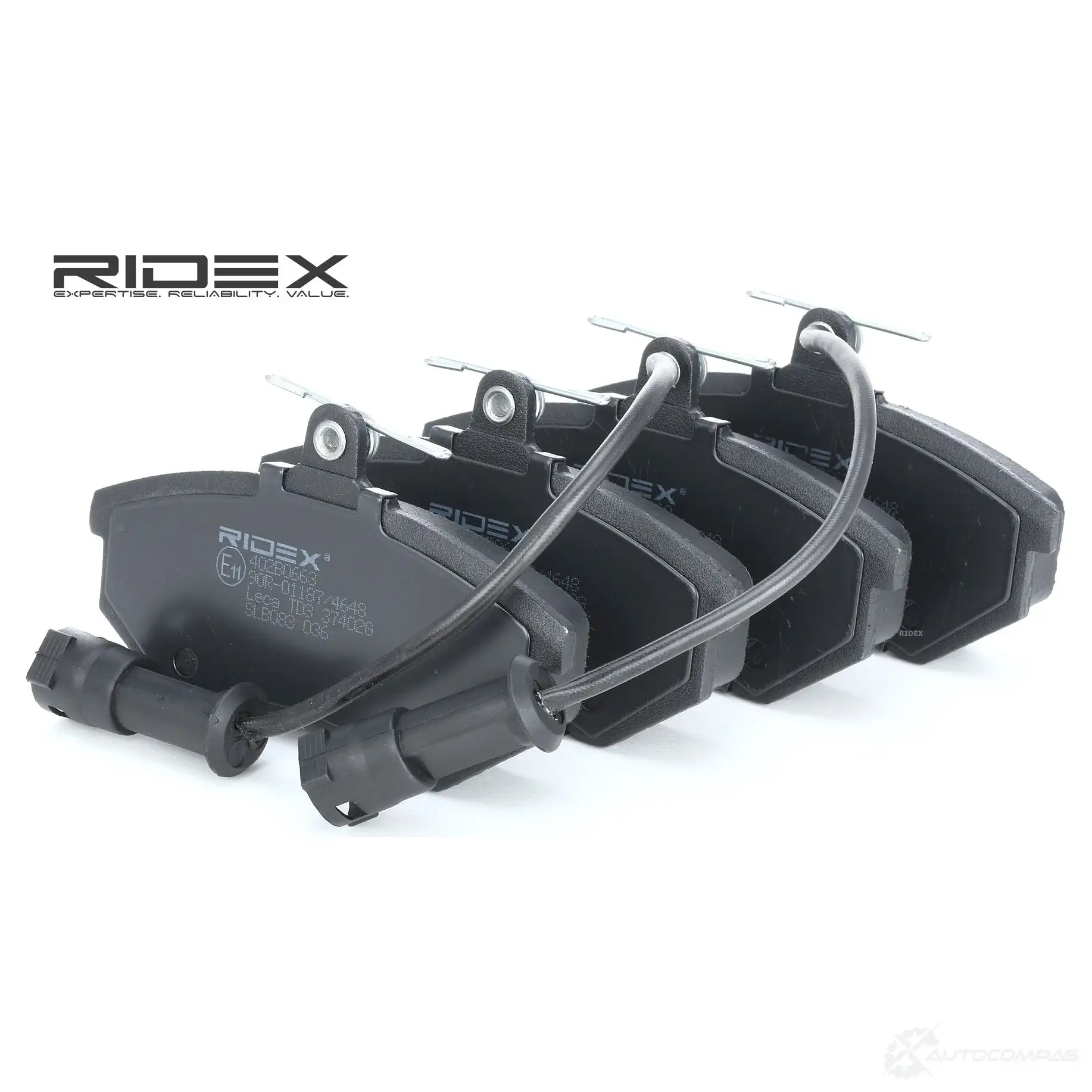 Тормозные колодки, комплект RIDEX 402b0663 1437660234 53OR S - Изображение 1