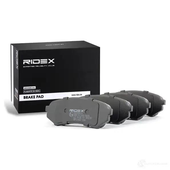 Тормозные колодки, комплект RIDEX 402b0614 1437652704 0 KRS4 изображение 1