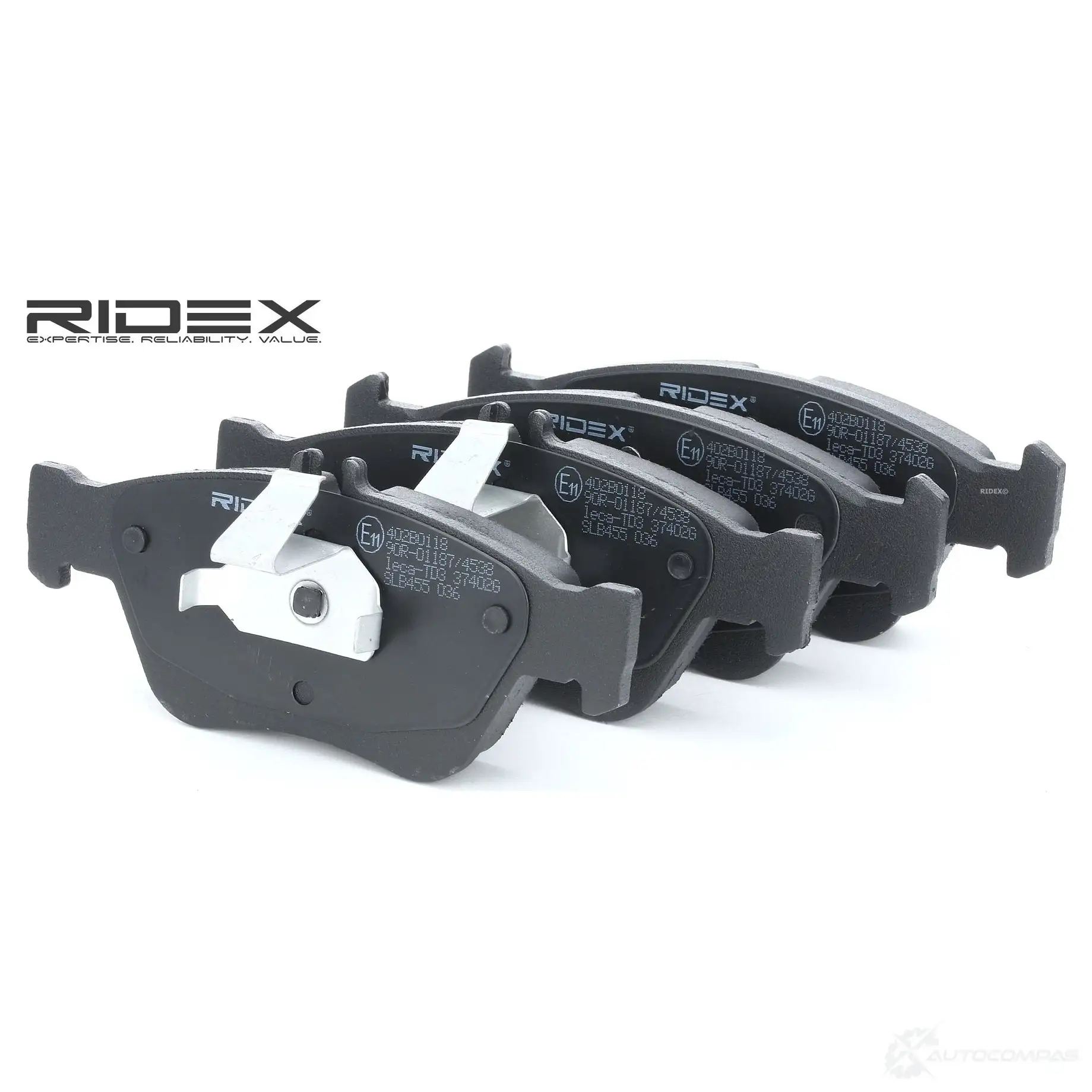 Тормозные колодки, комплект RIDEX U06T1D 0 402b0118 1437659775 - Изображение 1