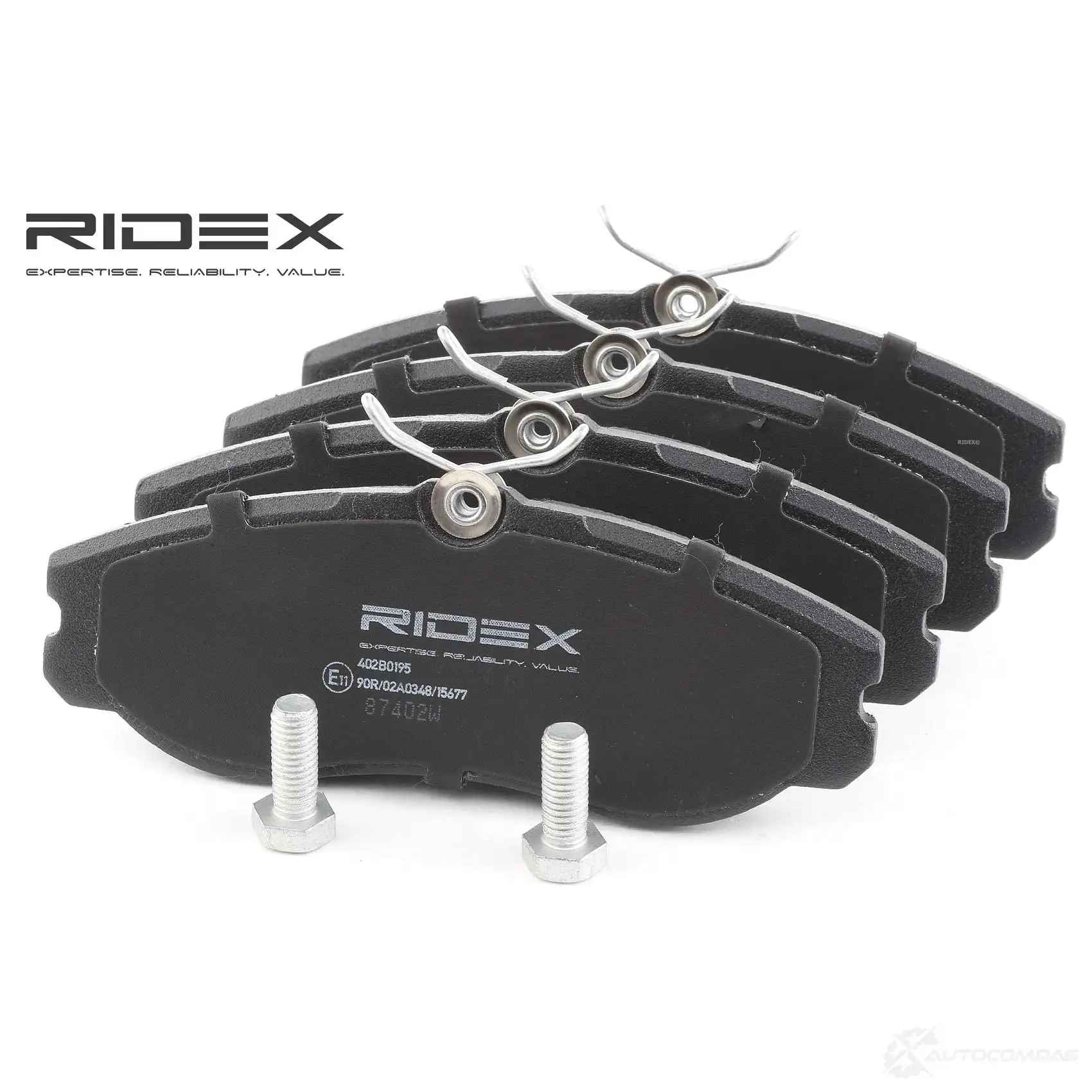Тормозные колодки, комплект RIDEX 402b0195 1437658636 0 4M6QL изображение 0