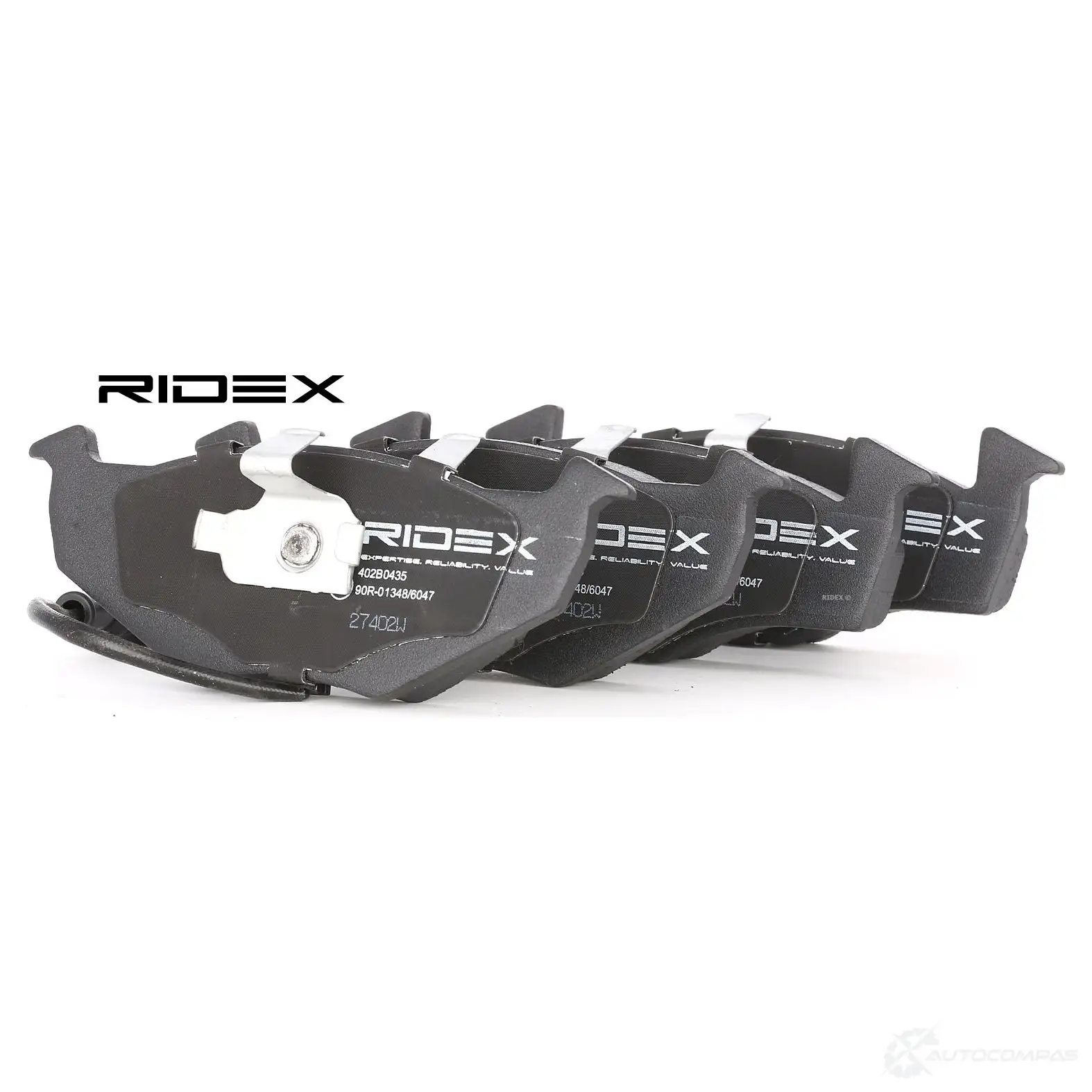Тормозные колодки, комплект RIDEX 402b0435 1437658883 4SM AP - Изображение 1