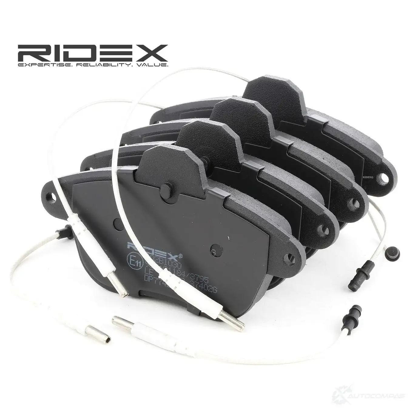 Тормозные колодки, комплект RIDEX C 1B2R 402b1030 1437659671 - Изображение 1